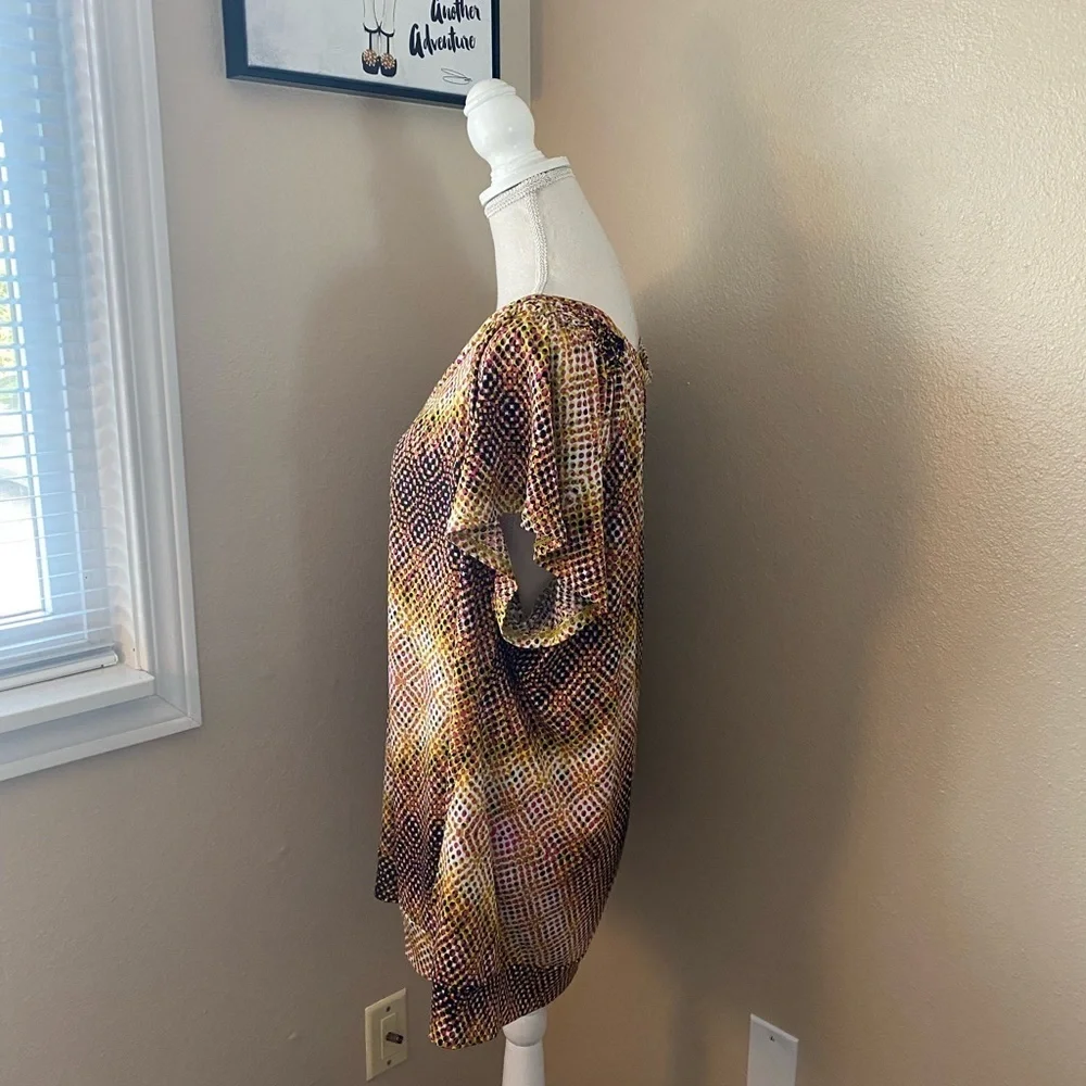 Worthington pixelated dots top, Sz. 3X